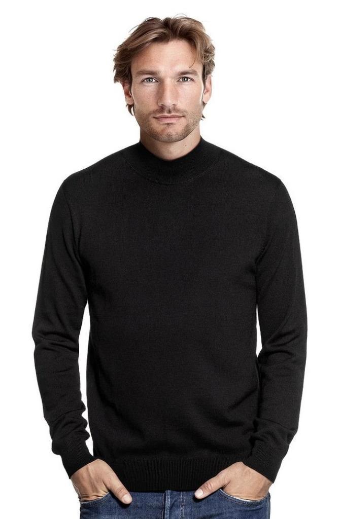 Joe Merino - turtle neck - M - zwart - goede staat, Kleding | Heren, Truien en Vesten, Gedragen, Maat 52/54 (L), Zwart, Ophalen of Verzenden