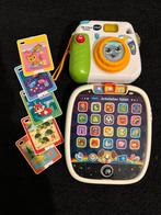V-tech fotocamera en tablet, Kinderen en Baby's, Speelgoed | Vtech, Ophalen, Zo goed als nieuw