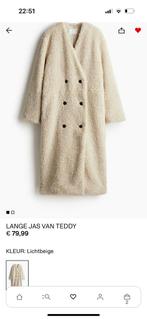 Mooie Teddy jas maat L, H&M, Verzenden, Beige, Maat 42/44 (L)