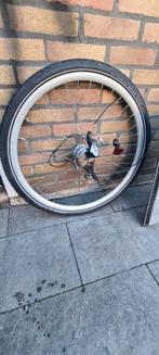 Fiets velg+band met naafdynamo en verlichting, Fietsen en Brommers, Fietsonderdelen, Ophalen of Verzenden, Zo goed als nieuw, Algemeen