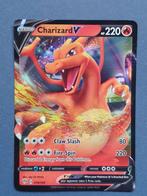 Charizard V 019/189 glimmende pokemon kaart, Hobby en Vrije tijd, Verzamelkaartspellen | Pokémon, Ophalen of Verzenden, Zo goed als nieuw