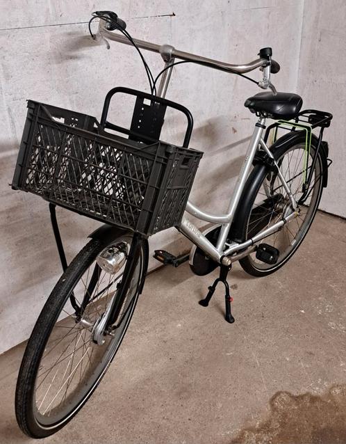 Nette Cortina U4 – Aluminiumkleur – Framemaat 57 cm, Fietsen en Brommers, Fietsen | Dames | Damesfietsen, Zo goed als nieuw, Overige merken