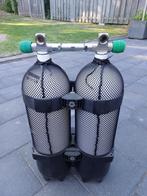 TK dubbel 10 duik fles 200 bar, Watersport en Boten, Duiken, Ophalen, Zo goed als nieuw, Duikfles