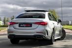 Mercedes-Benz C-klasse 180 AMG Night ed. Pano, Memory, 360,, Automaat, 4 cilinders, Bedrijf, 170 pk