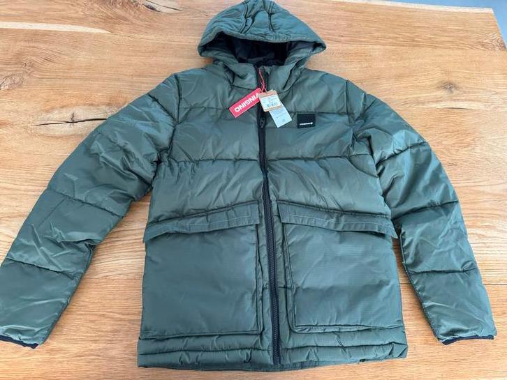 Vingino Winterjas Timur Groen Maat 176, Kinderen en Baby's, Kinderkleding | Maat 176, Nieuw, Jongen, Jas, Ophalen of Verzenden