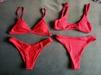 Bikini's rood roze, Kleding | Dames, Badmode en Zwemkleding, Bikini, Zo goed als nieuw, Verzenden, Rood