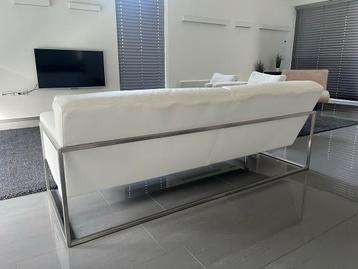 Leoluxe Bank - Wit Leer beschikbaar voor biedingen