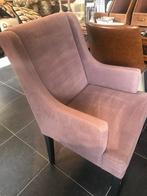 4x STOFFEN ARMSTOEL Taupekleur – STOEL ZETEL – Flamant, Huis en Inrichting, Stoelen, Ophalen, Overige kleuren, Wilms, Zo goed als nieuw
