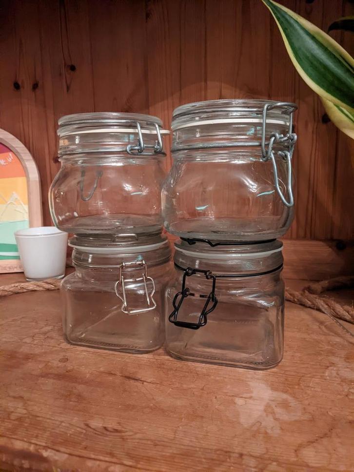 Wekpotten 0.5 liter - 4 stuks, Huis en Inrichting, Keuken | Keukenbenodigdheden, Ophalen