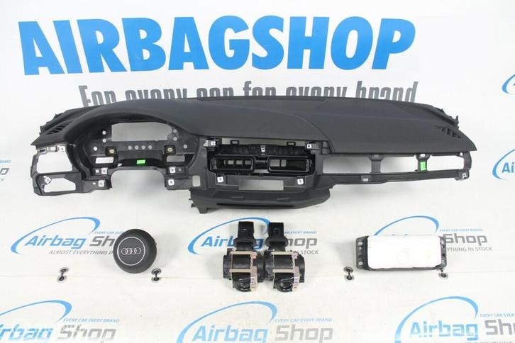 Airbag set - Dashboard 3 spaak Audi A4 B9 8W (2016-heden), Auto-onderdelen, Dashboard en Schakelaars, Gebruikt, Ophalen of Verzenden