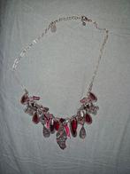 Supermooie ketting met rode steentjes, Ophalen of Verzenden, Rood, Overige materialen