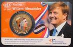 Willem-Alexander 50 jaar Coincard gekleurd, Ophalen of Verzenden, Koningin Beatrix, Euro's, Losse munt