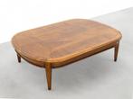 Vintage houten salontafel, Ophalen, 100 tot 150 cm, -, -