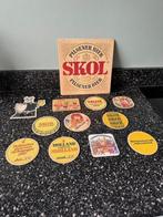Leuke verzameling SKOL BIER bierviltjes. Jaren 80., Verzamelen, Ophalen of Verzenden, Gebruikt, Viltje(s), Overige merken