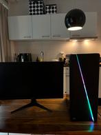 Gaming PC + Monitor Bundle – RX 7700 XT, Ryzen 5, ReadytoUse, Computers en Software, Ophalen, Gebruikt