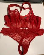 Aubade set E70 - 40, Aubade, Ophalen of Verzenden, Rood, Setje