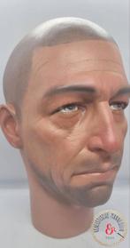 Handgeschilderd hoofd voor helm Display, Ophalen of Verzenden, Landmacht, Overige gebieden, Helm of Baret