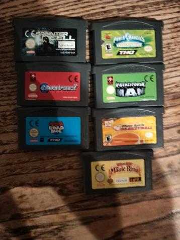 Gameboy spellen 2 oa splinter cell 4- Simpsons road rage 5- beschikbaar voor biedingen