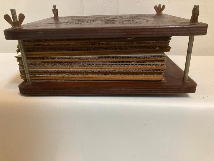 Handgemaakte houten bloemenpers droogmachine natuurproducten, Antiek en Kunst, Curiosa en Brocante, Ophalen