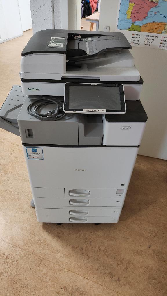 Ricoh MP 3004ex printer scanner, Computers en Software, Printers, Gebruikt, All-in-one, Laserprinter, Kleur printen, Kopieren