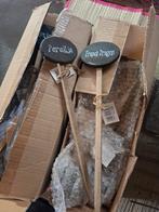 2 dozen houten plantenstekers/kruidlabels, Ophalen of Verzenden, Nieuw, Kweekbak