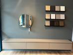Hangend tv meubel 300x35x35 cm met kleppen - Puuur, Ophalen, Sommelsdijkse haven 19, Info@vissermeubelen.nl, Eikenhout