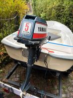 Polyester boot met buitenboordmotor, Watersport en Boten, Sloepen, Ophalen, Zo goed als nieuw