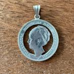 Zilveren Wilhelmina hanger 1940, Ophalen of Verzenden, Zo goed als nieuw, Zilver, Zilver