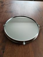 Draai Plateau, spiegelglas,  26 cm, brocante,presentatie,, Antiek en Kunst, Ophalen of Verzenden