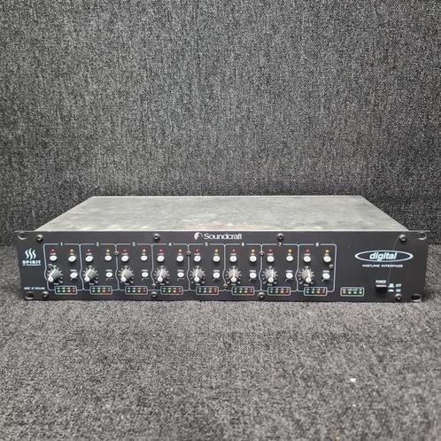 SOUNDCRAFT spirit digital mic/ line interface, Audio, Tv en Foto, Luidsprekers, Gebruikt, Front, Rear of Stereo speakers, 120 watt of meer