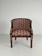 Decoratieve Neoklassieke Zwaan Armstoel, Ophalen