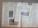 Storm bij voetbalmatch Nederland - België bij (krant 1947), Verzamelen, Tijdschriften, Kranten en Knipsels, Ophalen of Verzenden