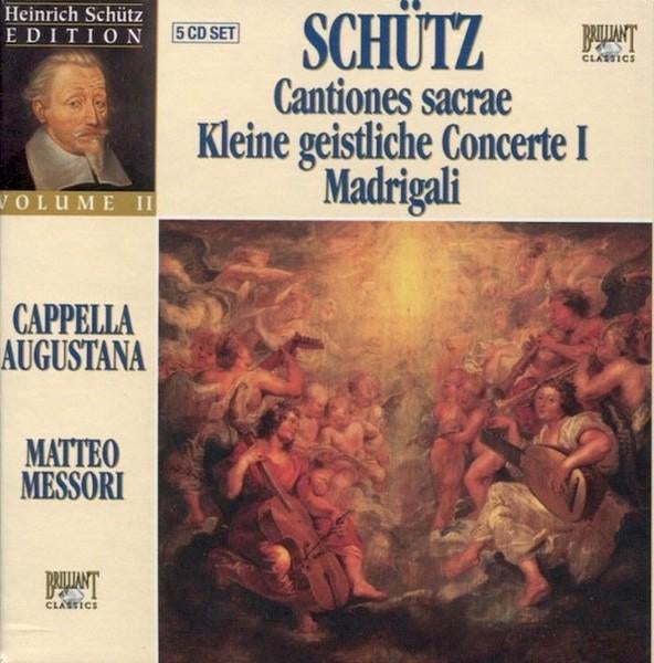 Schütz, Cappella Augustana, Matteo Messori–Cantiones Sacrae, Ophalen of Verzenden, Barok, Gebruikt, Orkest of Ballet