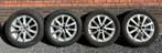 4 velgen 16 inch + banden 5x100, Ophalen, Gebruikt, 16 inch, Band(en)