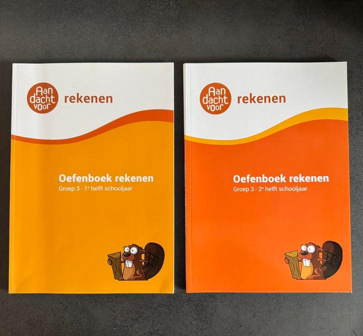 Set van 2 oefenboeken rekenen groep 3, Boeken, Schoolboeken, Zo goed als nieuw, Nederlands, Overige niveaus, Ophalen of Verzenden
