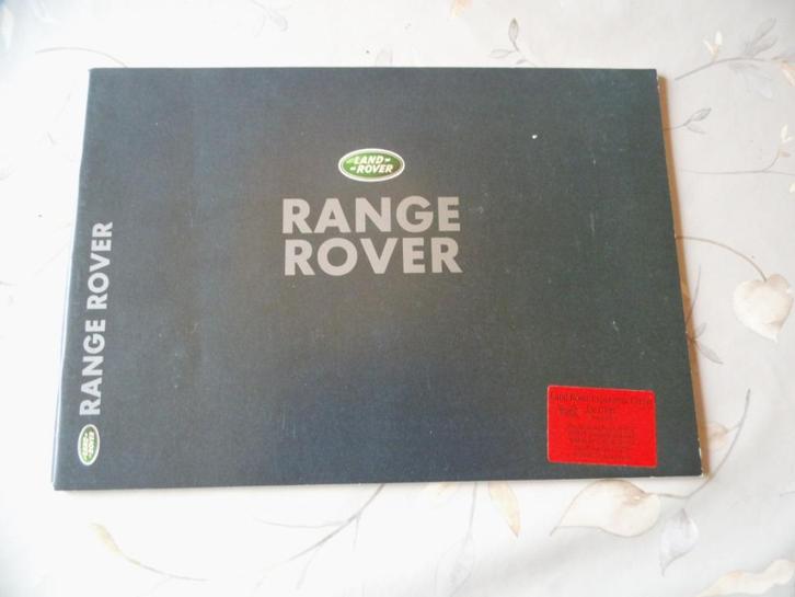 Range Rover, Boeken, Auto's | Folders en Tijdschriften, Zo goed als nieuw, Overige merken, Verzenden