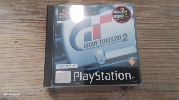 Gran Turismo 2 - PlayStation, Spelcomputers en Games, Games | Sony PlayStation 1, Gebruikt, Racen en Vliegen, 1 speler, Vanaf 3 jaar