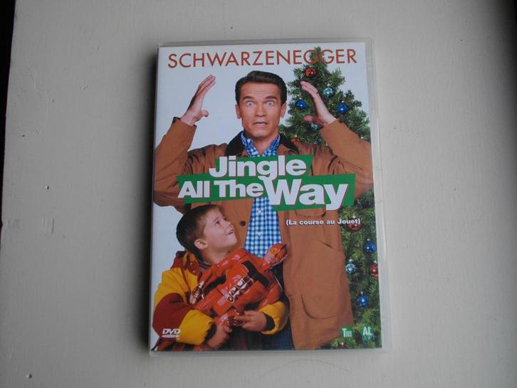 Jingle All The Way (1996, Arnold Schwarzenegger) DVD, Cd's en Dvd's, Dvd's | Komedie, Gebruikt, Actiekomedie, Vanaf 6 jaar, Ophalen of Verzenden
