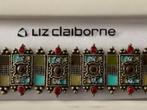 Vintage Liz Claiborne designer armband in originele doos, Overige materialen, Overige kleuren, Nieuw, Ophalen of Verzenden