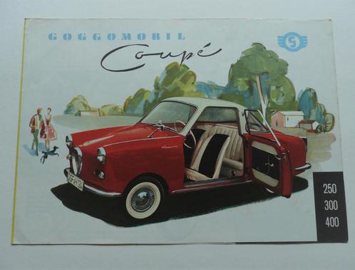 Folder Goggomobiel Coupé TS 250/300/400 (1957) A4/4 blz., Boeken, Auto's | Folders en Tijdschriften, Gelezen, Overige merken, Verzenden