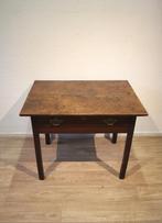 Antiek Engels wandtafeltje met prachtig blad, 18e eeuw, Ophalen of Verzenden