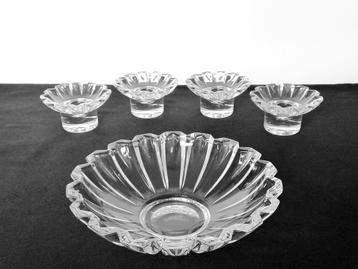 Kandelaar (4) Schaal (1) Kristal Villeroy & Boch beschikbaar voor biedingen