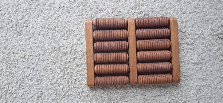 Houten voetmassage roller, Sport en Fitness, Massageproducten, Gebruikt, Overige typen, Ophalen