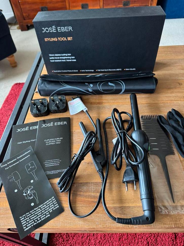 José Eber Styling Tool Set, Sieraden, Tassen en Uiterlijk, Uiterlijk | Haarverzorging, Zo goed als nieuw, Krultang of Stijltang