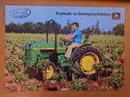Folder John Deere fruitteelt en smalspoortrekkers, Ophalen of Verzenden, Gelezen, Tractor en Landbouw