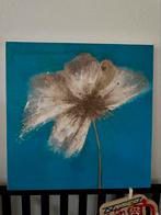 Schilderij witte bloem, Antiek en Kunst, Kunst | Schilderijen | Abstract, Ophalen of Verzenden