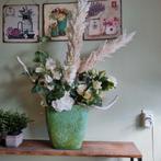 Groot najaarsboeket met Lichtjes in Designvaas, Ophalen