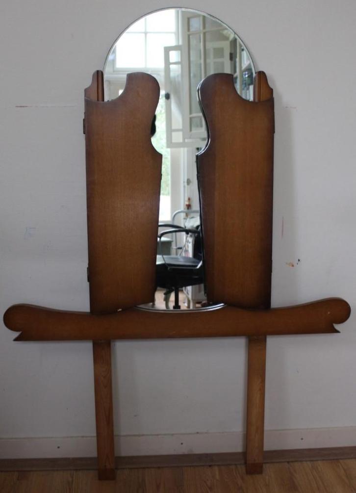 3-Luik spiegel, zeer decoratief, facetrand, Huis en Inrichting, Woonaccessoires | Spiegels, Zo goed als nieuw, Minder dan 100 cm