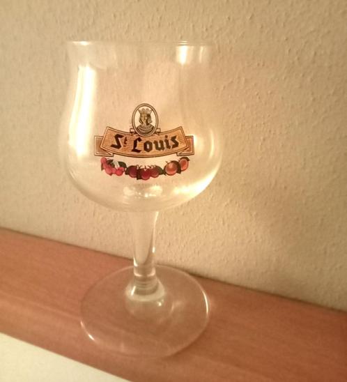 6 St Louis Kriek Bierglazen 0,25 L, Verzamelen, Biermerken, Zo goed als nieuw, Glas of Glazen, Overige merken, Ophalen of Verzenden