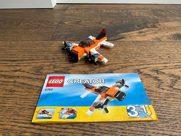 Lego Creator – Mini Vliegtuig (5762) – compleet!, Kinderen en Baby's, Speelgoed | Duplo en Lego, Zo goed als nieuw, Lego, Complete set